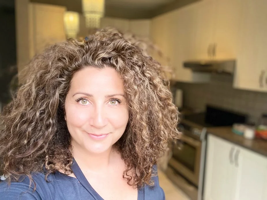 Caroline Ben Aaron in her kitchen