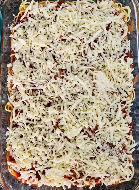 Baked Spaghetti with Tuna Chunk and Tomato Sauce recipe photo 4