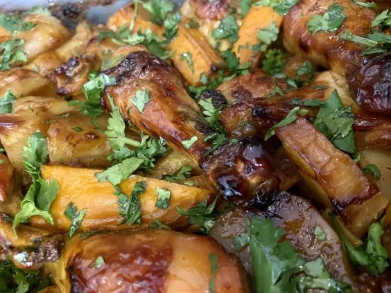 Chicken legs drumstick and wings