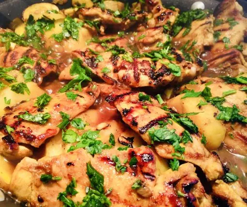 Chicken Thighs with Silan