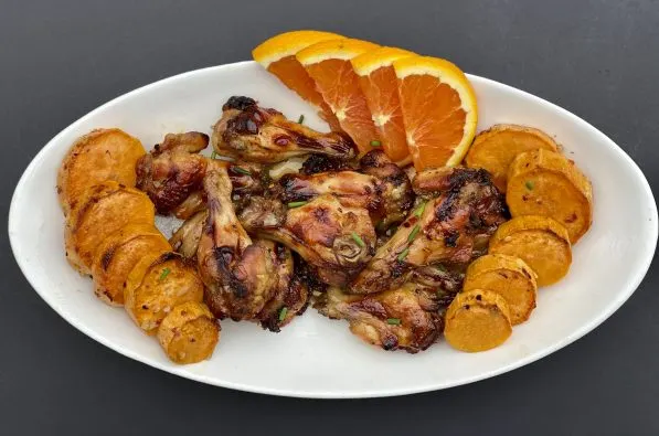 Chicken wings with Orange and Maple marinade