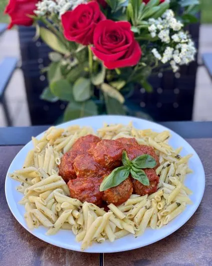 Meatball with Tomatoes sauce