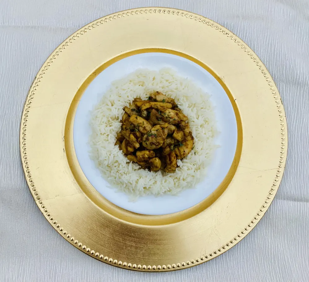 Chicken with White rice