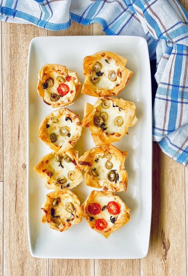Pizza Phyllo cups