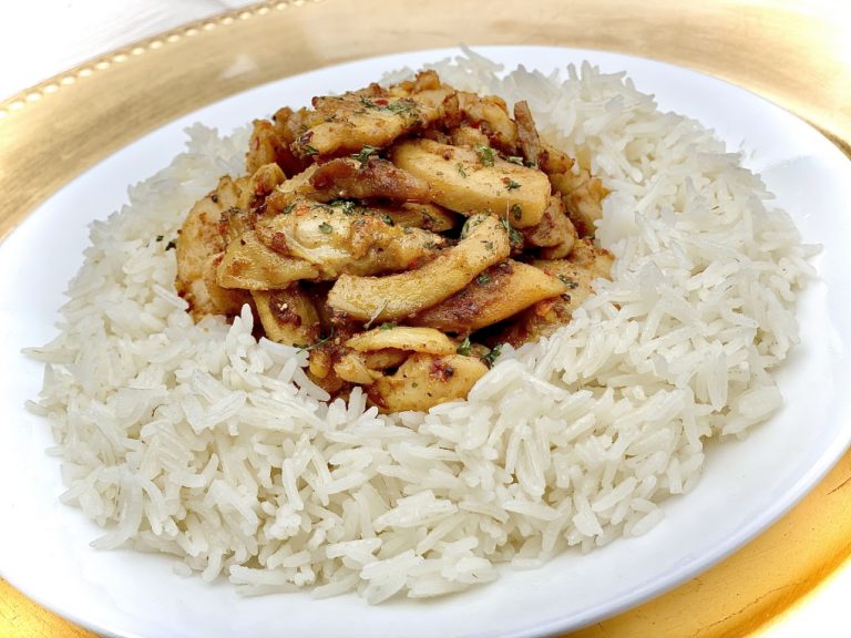 Chicken with White rice Carol's Recipes